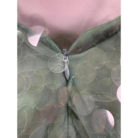 Staud Blue Casey Dress Size 0 with Missing Sequins - Picture 13 of 14